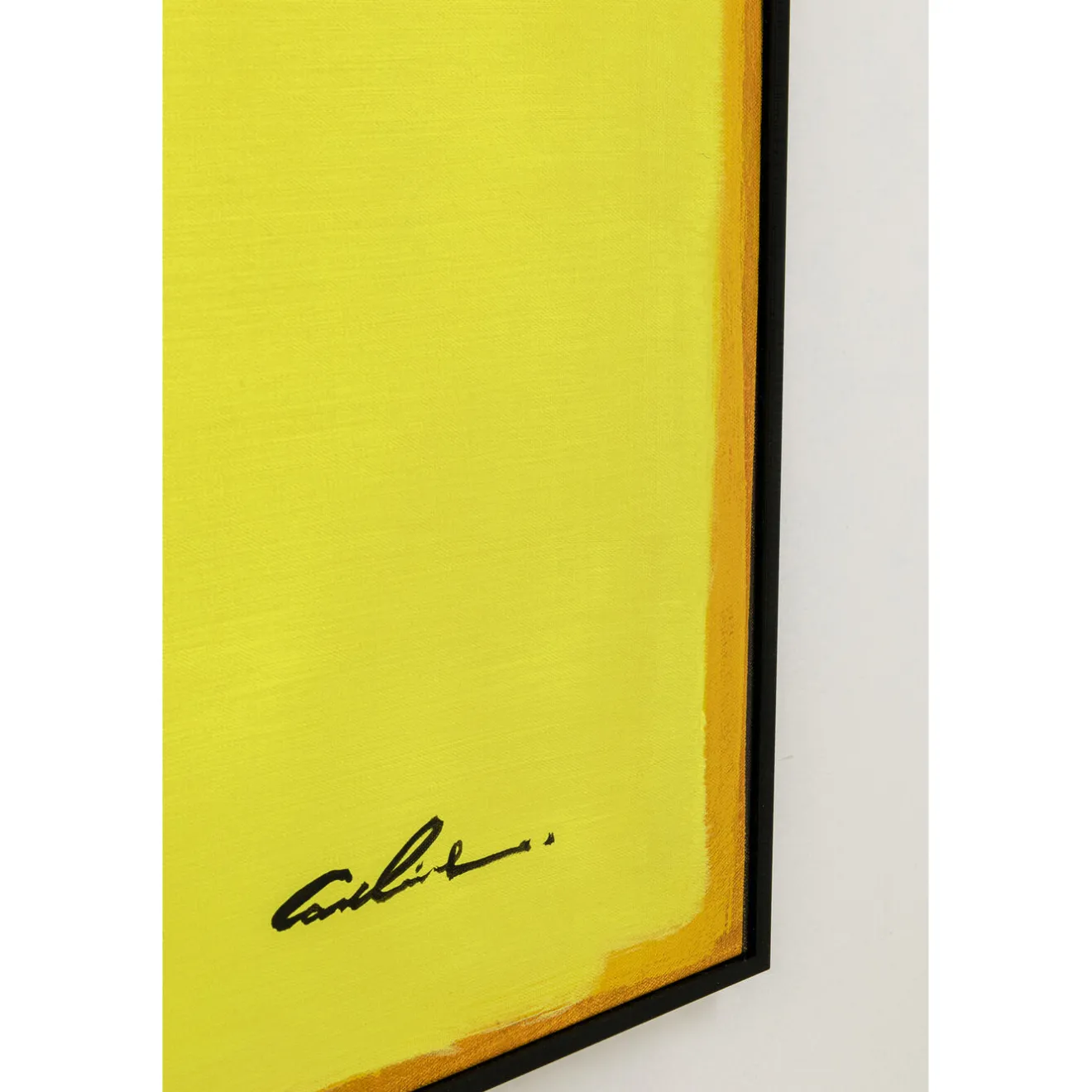 KARE Design Tableaux Encadres|Tableau Encadre Abstract Shapes Jaune 113X113Cm