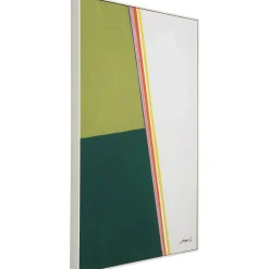 KARE Design Tableaux Encadres|Tableau Encadre Abstract Shapes Khaki 73X103Cm
