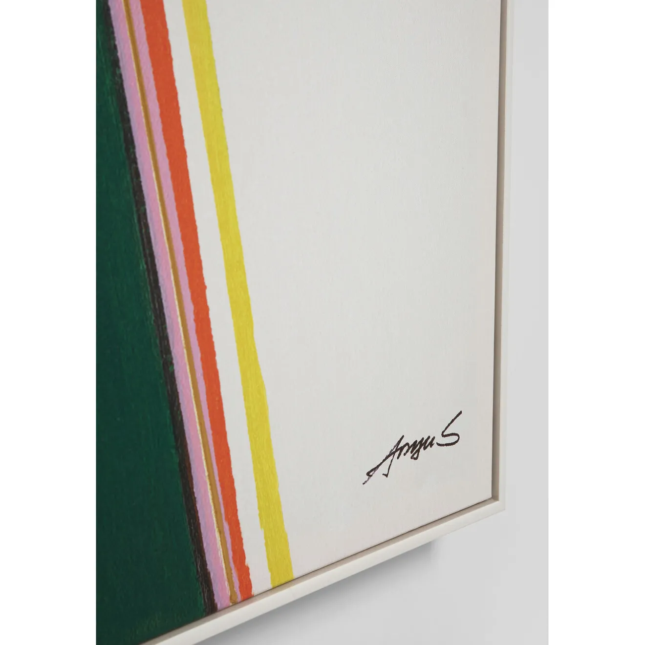 KARE Design Tableaux Encadres|Tableau Encadre Abstract Shapes Khaki 73X103Cm