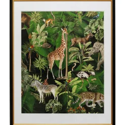 KARE Design Tableaux Encadres|Tableau Encadre Animals In Jungle 80X100Cm