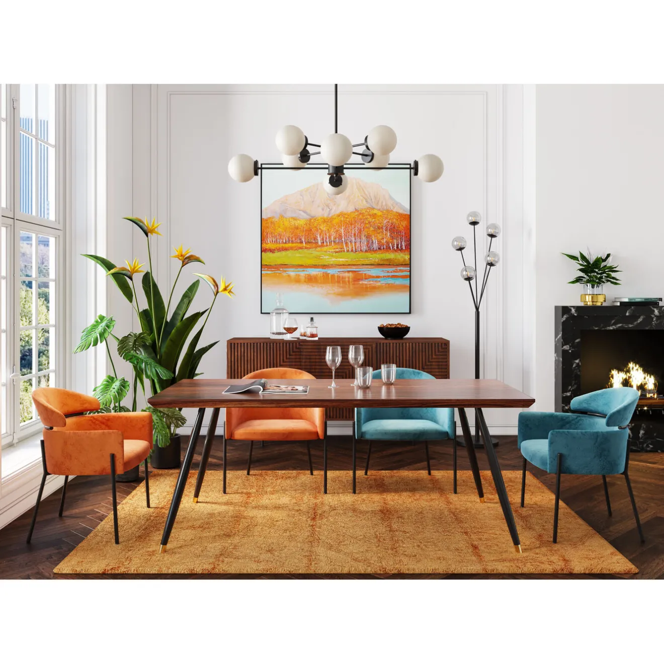 KARE Design Tableaux Encadres|Tableau Encadre Autumnal 120X120Cm