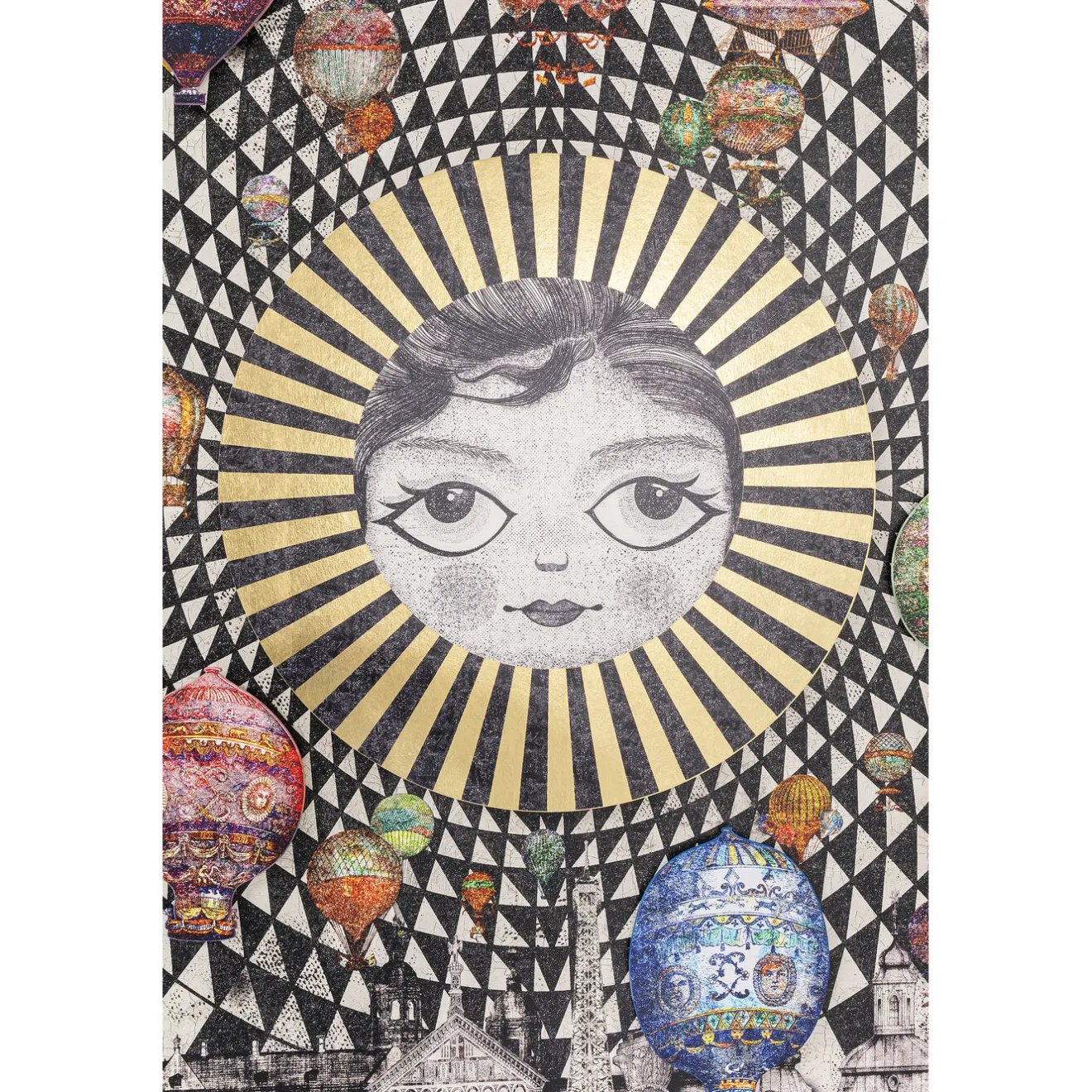 KARE Design Tableaux Encadres|Tableau Encadre Balloons 110X174Cm