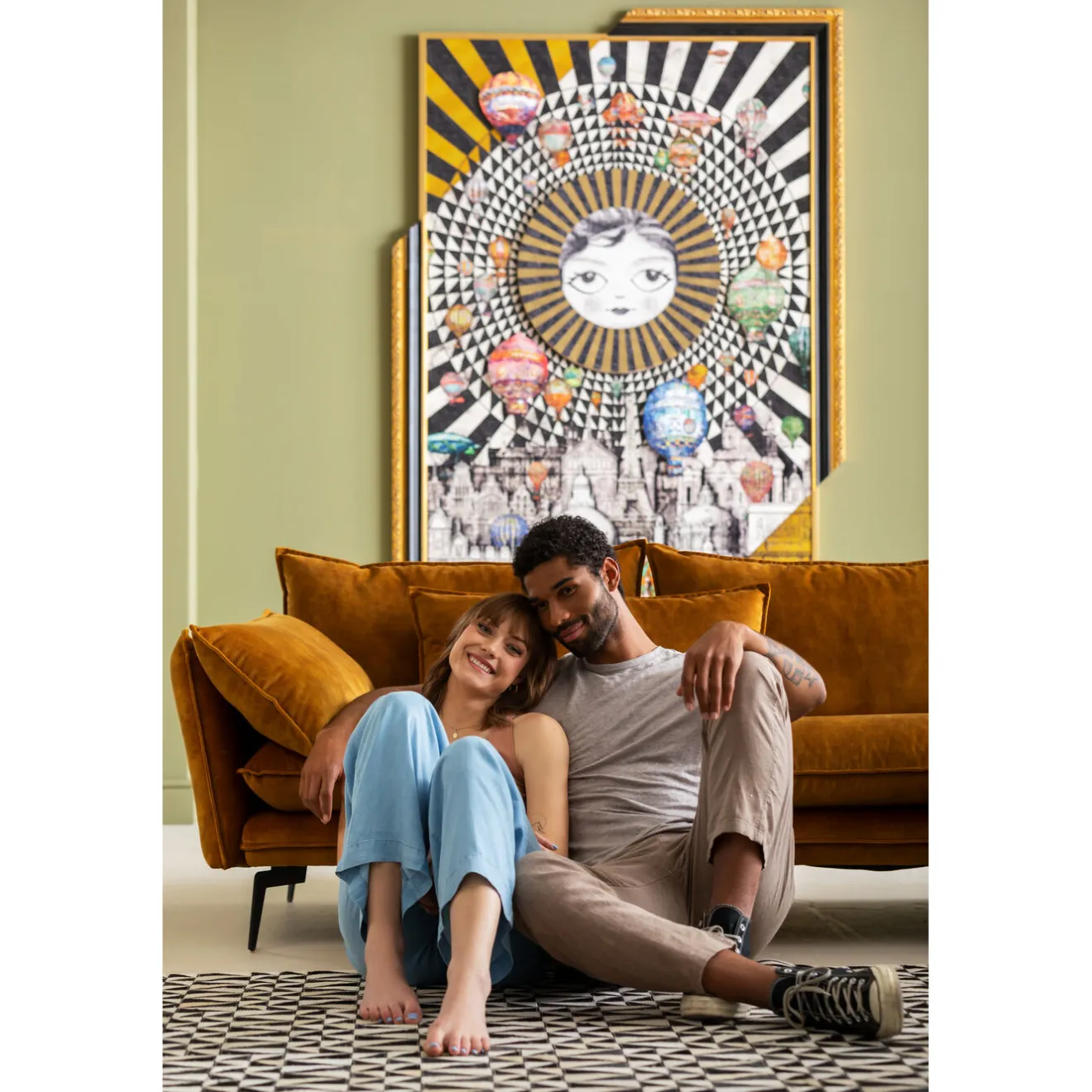 KARE Design Tableaux Encadres|Tableau Encadre Balloons 160X260Cm