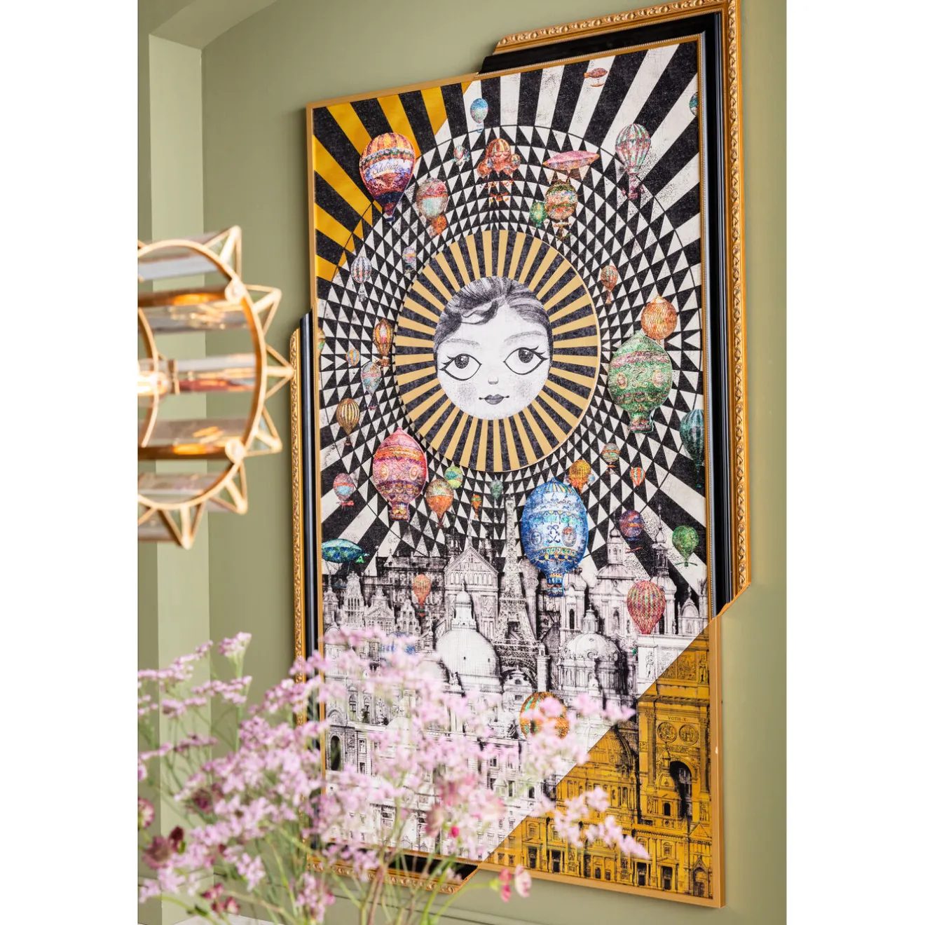 KARE Design Tableaux Encadres|Tableau Encadre Balloons 160X260Cm