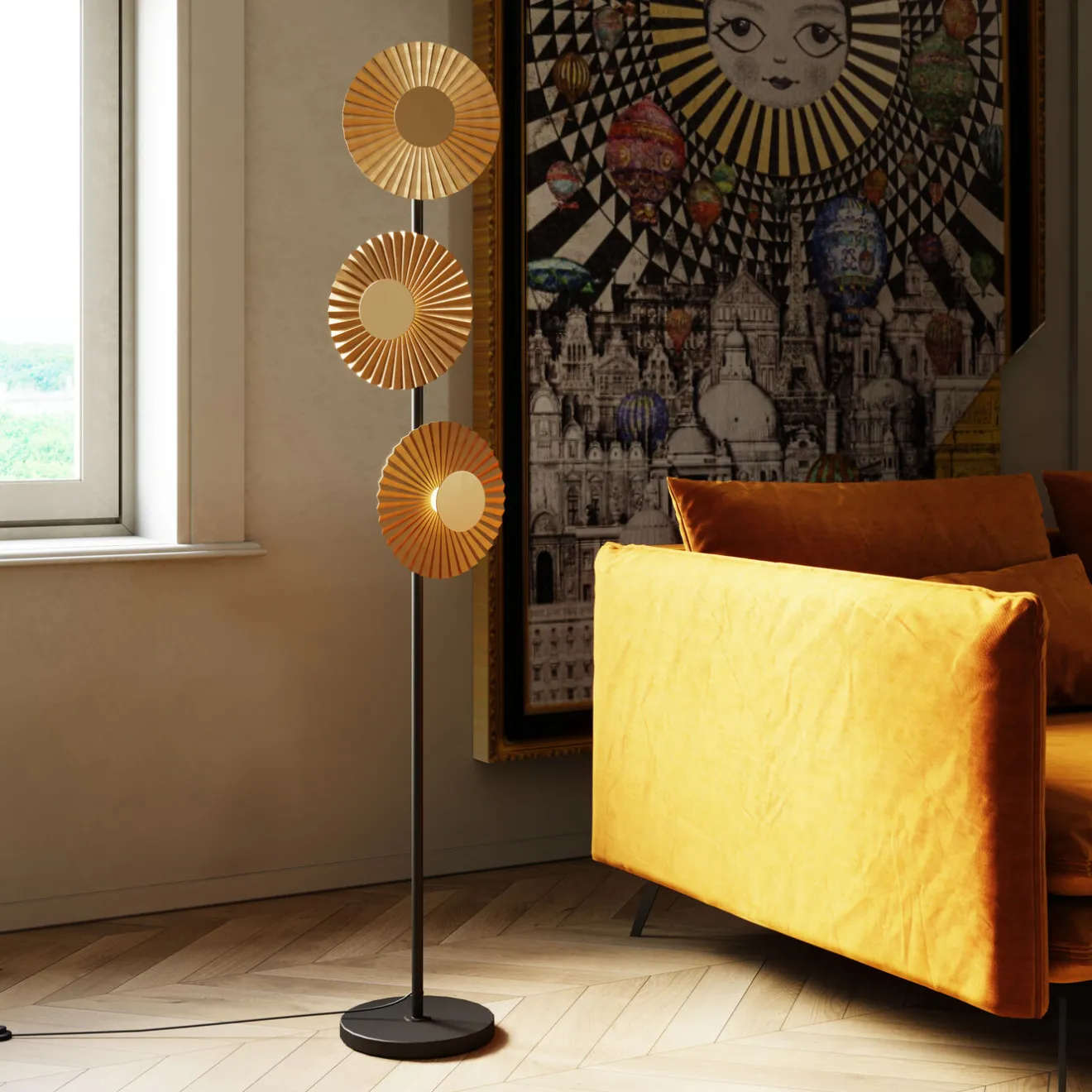 KARE Design Tableaux Encadres|Tableau Encadre Balloons 160X260Cm