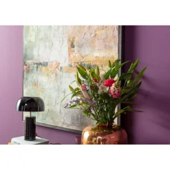 KARE Design Tableaux Encadres|Tableau Encadre Dust Dore 120X120Cm