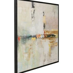KARE Design Tableaux Encadres|Tableau Encadre Dust Dore 120X120Cm