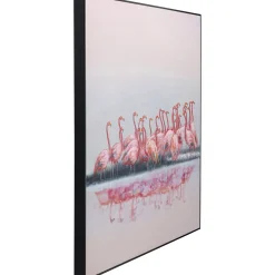 KARE Design Tableaux Encadres|Tableau Encadre Flamingos 100X120Cm