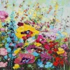 KARE Design Tableaux Encadres|Tableau Encadre Flowery Meadow 100X100Cm