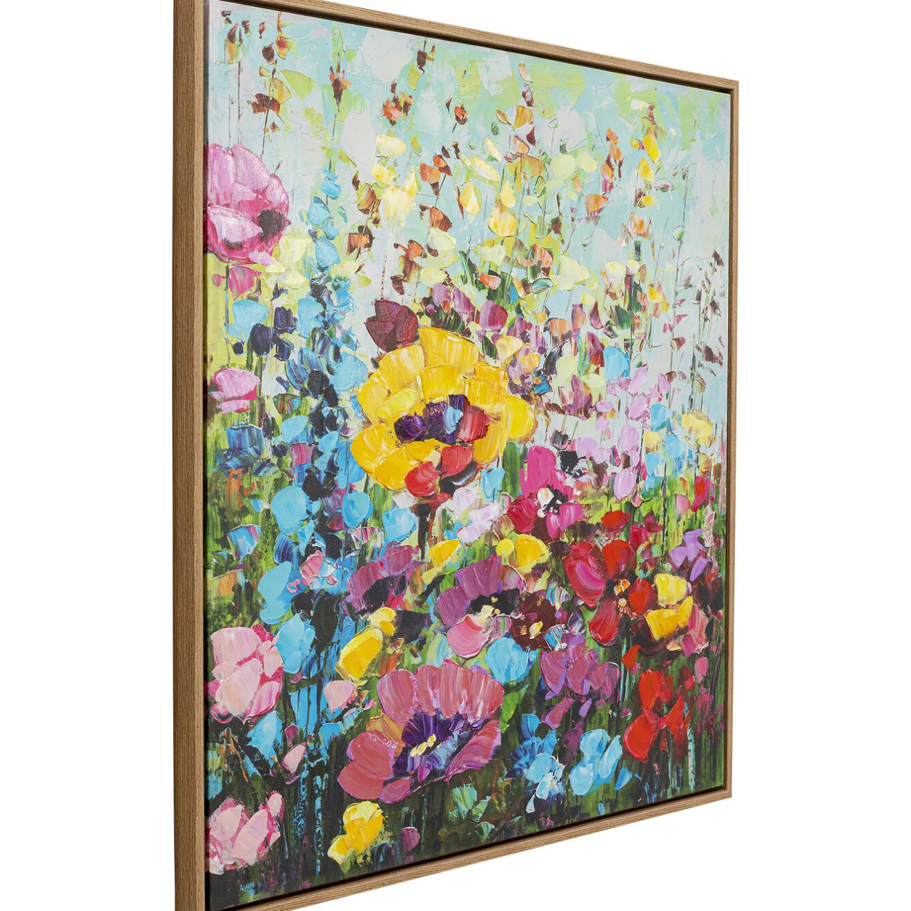 KARE Design Tableaux Encadres|Tableau Encadre Flowery Meadow 100X100Cm