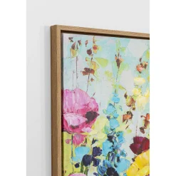 KARE Design Tableaux Encadres|Tableau Encadre Flowery Meadow 100X100Cm