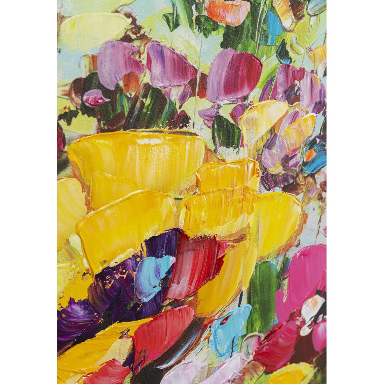 KARE Design Tableaux Encadres|Tableau Encadre Flowery Meadow 100X100Cm