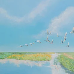 KARE Design Tableaux Encadres|Tableau Encadre Flying Birds 120X120Cm