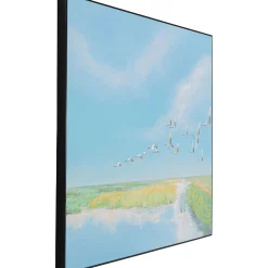 KARE Design Tableaux Encadres|Tableau Encadre Flying Birds 120X120Cm