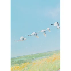 KARE Design Tableaux Encadres|Tableau Encadre Flying Birds 120X120Cm