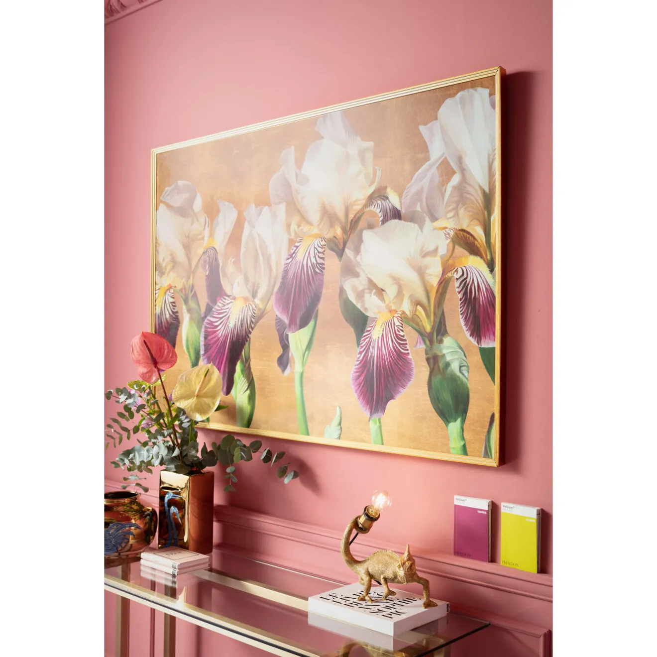 KARE Design Tableaux Encadres|Tableau Encadre Iris 100X150Cm