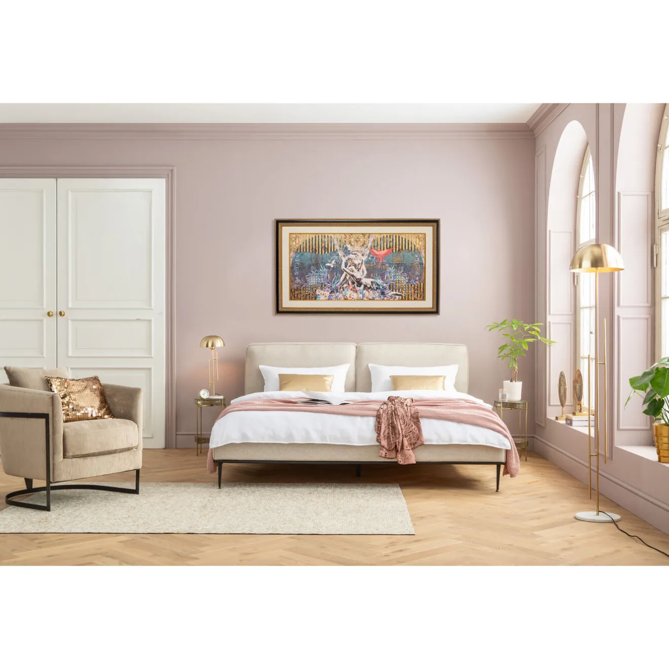 KARE Design Tableaux Encadres|Tableau Encadre Lovers 180X106Cm