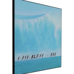 KARE Design Tableaux Encadres|Tableau Encadre Walking Penguins 140X140Cm
