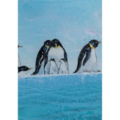 KARE Design Tableaux Encadres|Tableau Encadre Walking Penguins 140X140Cm