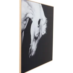 KARE Design Tableaux Encadres|Tableau Frame Alu Proud Horse 100X100Cm