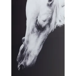 KARE Design Tableaux Encadres|Tableau Frame Alu Proud Horse 100X100Cm