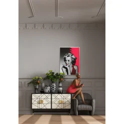 KARE Design Tableaux Encadres|Tableau Frame Diva Pixel Thinking 73X103Cm