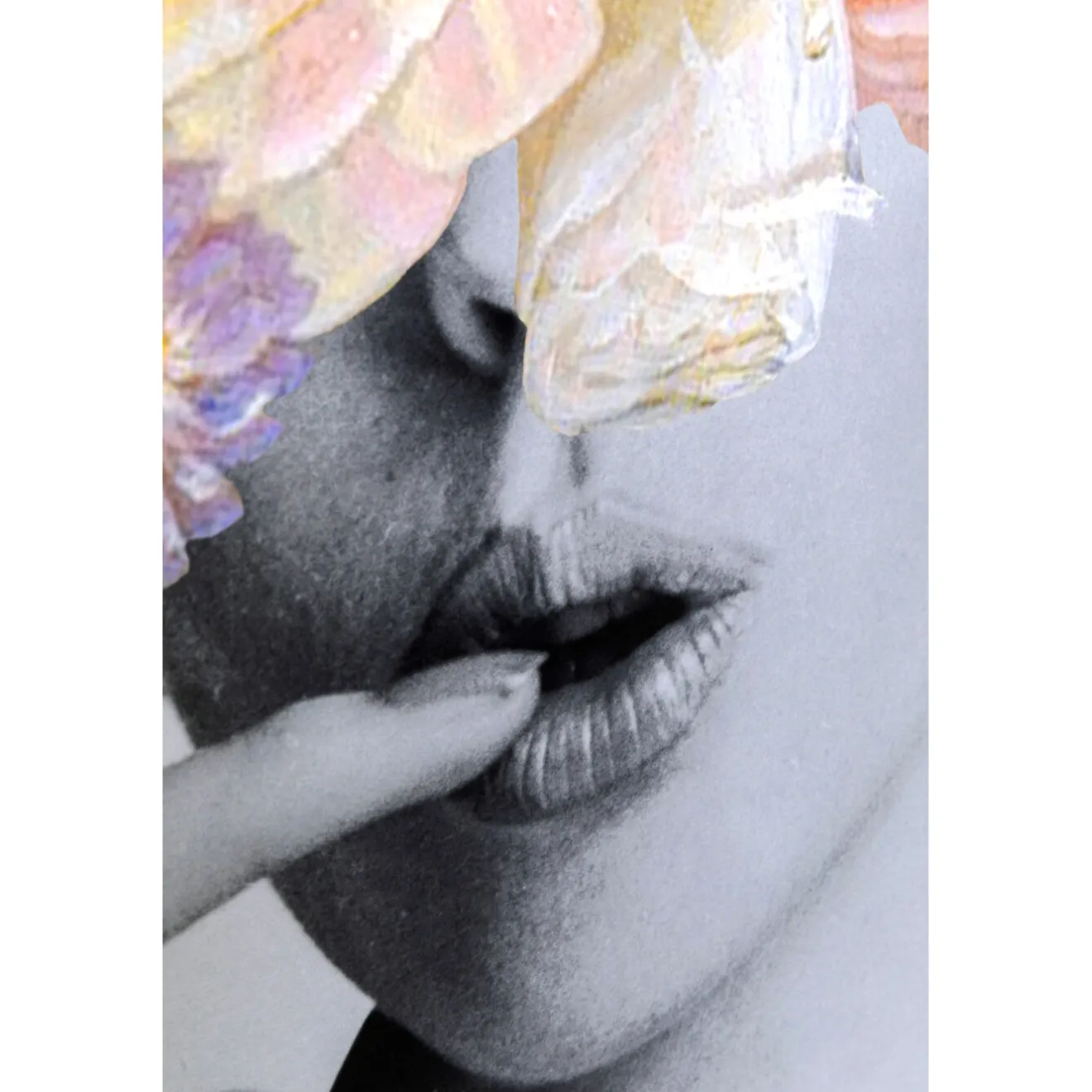 KARE Design Tableaux Encadres|Tableau Frame Flower Lady Pastel 117X154Cm