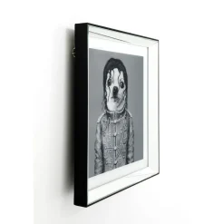 KARE Design Tableaux Encadres|Tableau Frame Mirror King Dog 60X60Cm