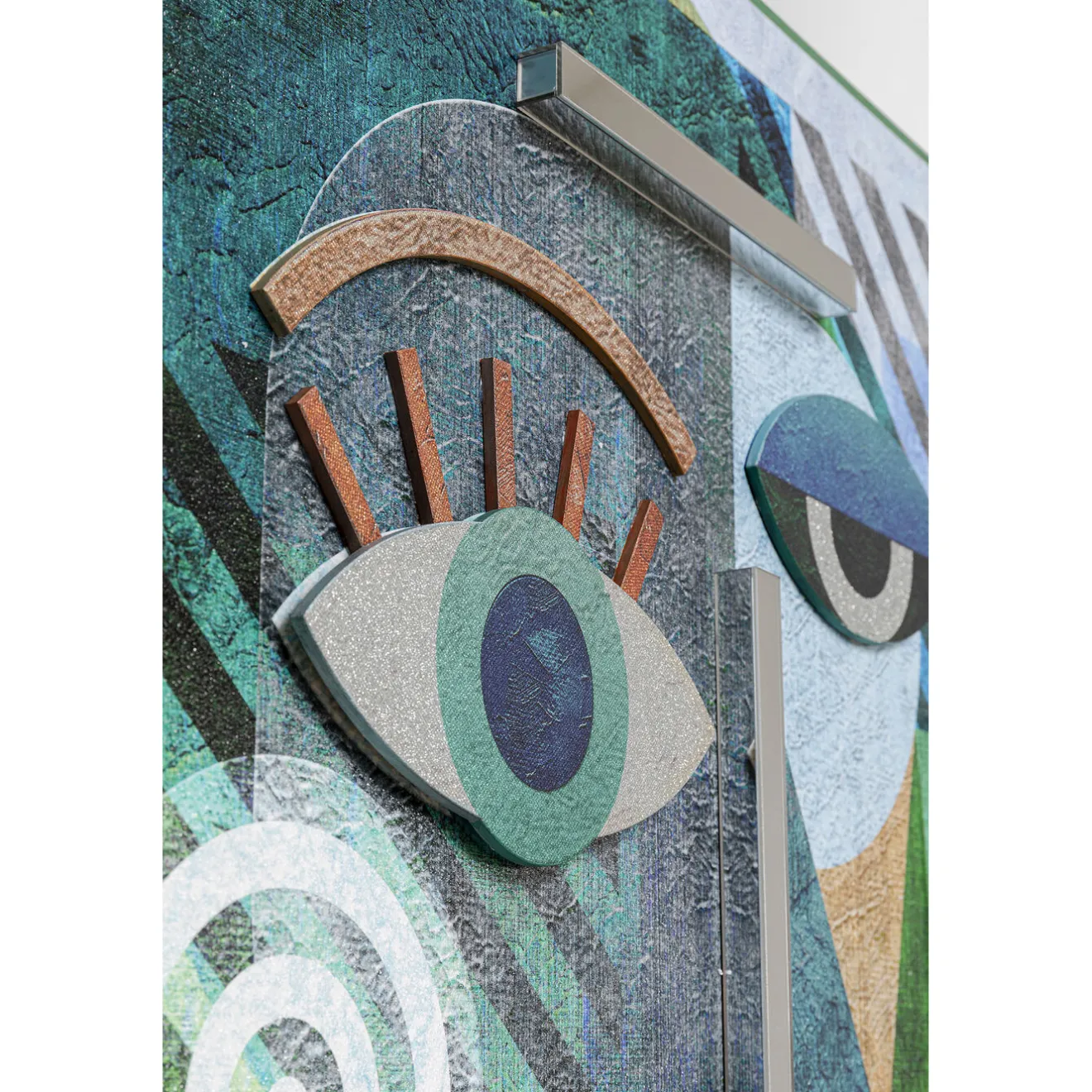 KARE Design Tableaux D'Objets|Tableau Geometric Woman 100X150Cm