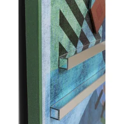 KARE Design Tableaux D'Objets|Tableau Geometric Woman 100X150Cm