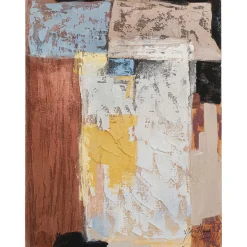 KARE Design Tableaux Sur Toile|Tableau Sur Toile Art Splash Orange 90X120Cm