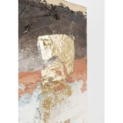 KARE Design Tableaux Sur Toile|Tableau Sur Toile Art Splash Bleu 90X120Cm