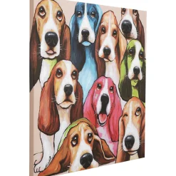 KARE Design Tableaux Sur Toile|Tableau Sur Toile Doggy Eye S 100X100Cm