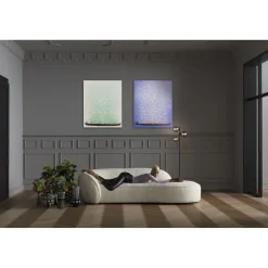 KARE Design Tableaux Sur Toile|Tableau Sur Toile Flower Boat Beige Vert 80X100Cm