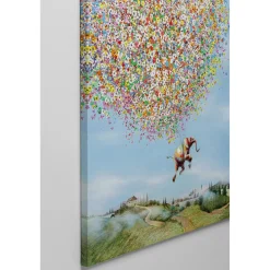KARE Design Tableaux Sur Toile|Tableau Sur Toile Flying Elephant In Day 80X100Cm