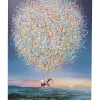 KARE Design Tableaux Sur Toile|Tableau Sur Toile Flying Elephant At Night 80X100C