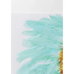 KARE Design Tableaux Sur Toile|Tableau Sur Toile Headdress Dog 80X80Cm