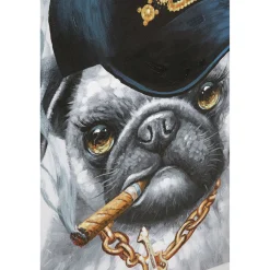 KARE Design Tableaux Sur Toile|Tableau Sur Toile Hip Hop Dog 70X100Cm