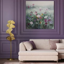 KARE Design Tableaux Sur Toile|Tableau Sur Toile Pastell Flowers 120X120Cm