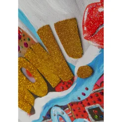 KARE Design Tableaux Sur Toile|Tableau Sur Toile Peace Sign 90X120Cm