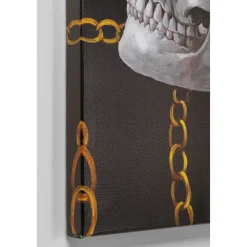 KARE Design Tableaux Sur Toile|Tableau Sur Toile Skull Gang 120X90Cm