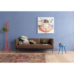 KARE Design Tableaux Sur Toile|Tableau Touched Boy With Butterflies 100X100Cm