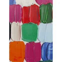 KARE Design Tableaux Sur Toile|Tableau Touched Colorful Dots 200X140Cm