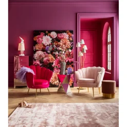 KARE Design Tableaux Sur Toile|Tableau Touched Flower Bouquet 140X200Cm