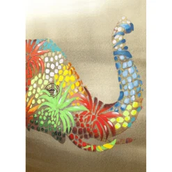 KARE Design Tableaux Sur Toile|Tableau Touched Flower Elefant 120X90Cm