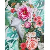 KARE Design Tableaux Sur Toile|Tableau Touched Flower Lady 90X120Cm