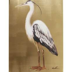 KARE Design Tableaux Sur Toile|Tableau Touched Heron Left 50X70Cm