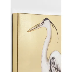 KARE Design Tableaux Sur Toile|Tableau Touched Heron Left 50X70Cm