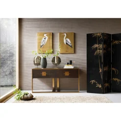 KARE Design Tableaux Sur Toile|Tableau Touched Heron Left 50X70Cm