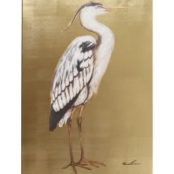 KARE Design Tableaux Sur Toile|Tableau Touched Heron Right 50X70Cm